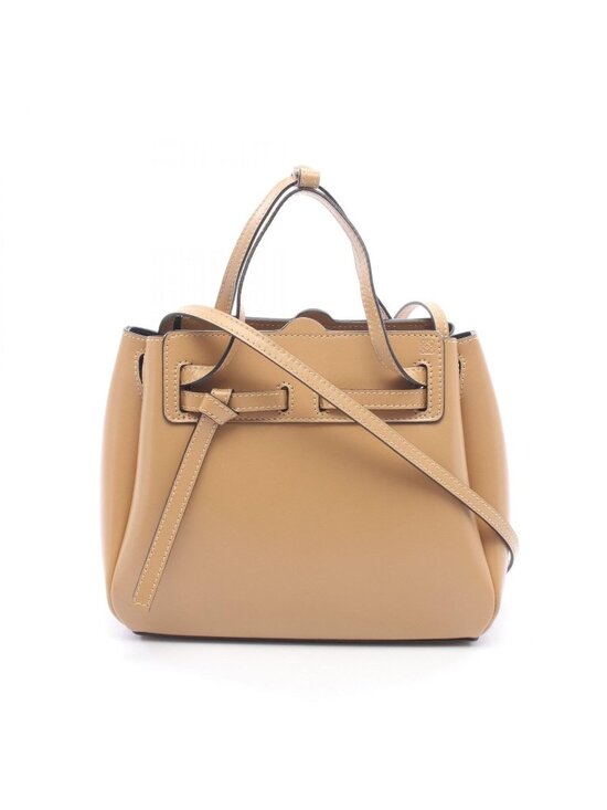 Loewe Handbags - Loewe Lazo Mini Bag Beige Leather
